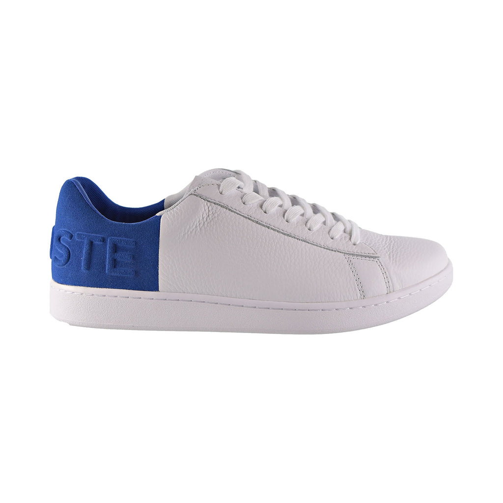 lacoste shoes white and blue