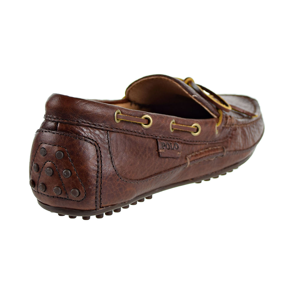 polo leather loafers