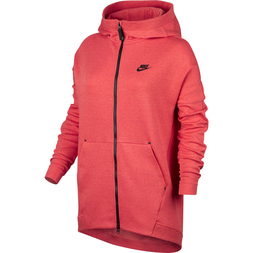 nike tech fleece full zip cape hoodie