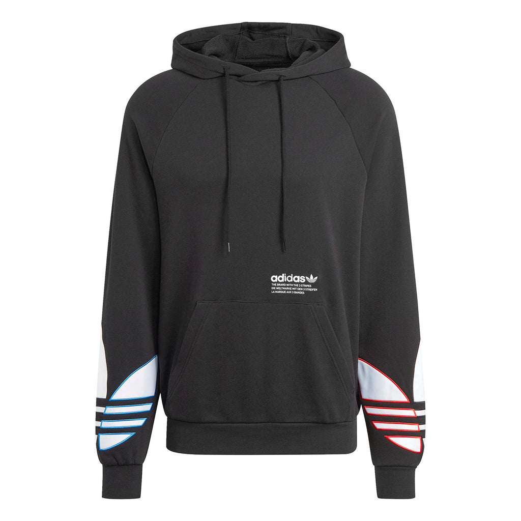 tri color adidas hoodie