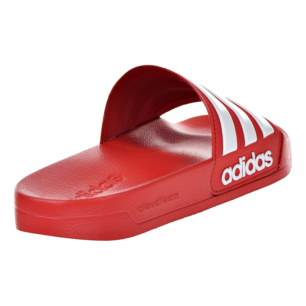 adidas adilette cloudfoam red