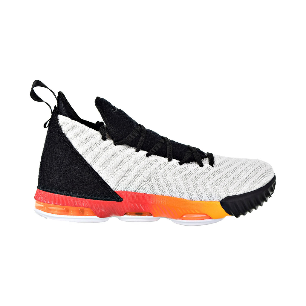 herir Valle Arrestar Nike Lebron XVI Big Kids Shoes White/Laser Orange