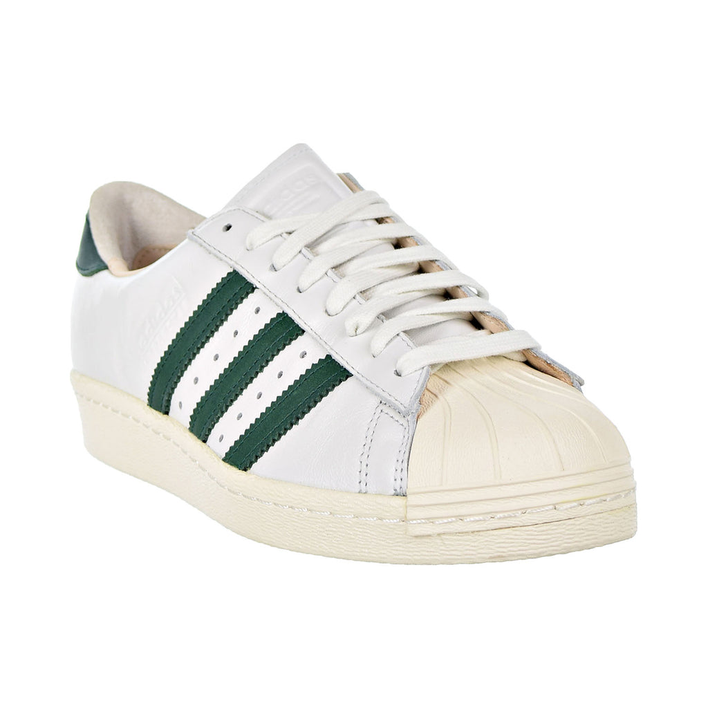 Adidas Superstar Men's Crystal White/Collegiate Green