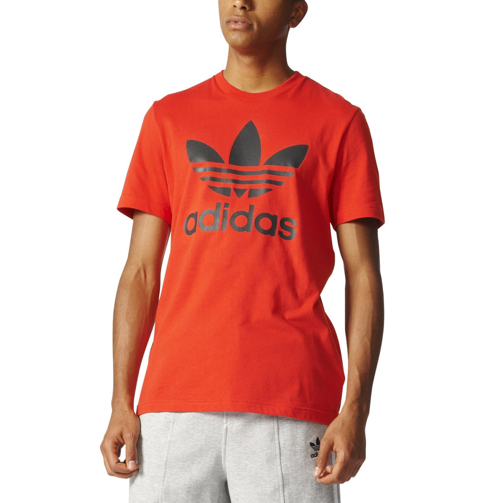 Theseus omfatte Monopol Adidas Originals Trefoil Shortsleeve Men's T-Shirt Core Red/Black