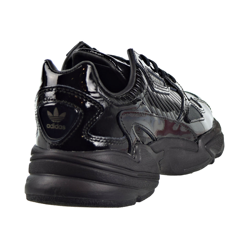 Anfibio Elemental Recreación Adidas Falcon Women's Shoes Core Black Patent Leather/Collegiate Purpl