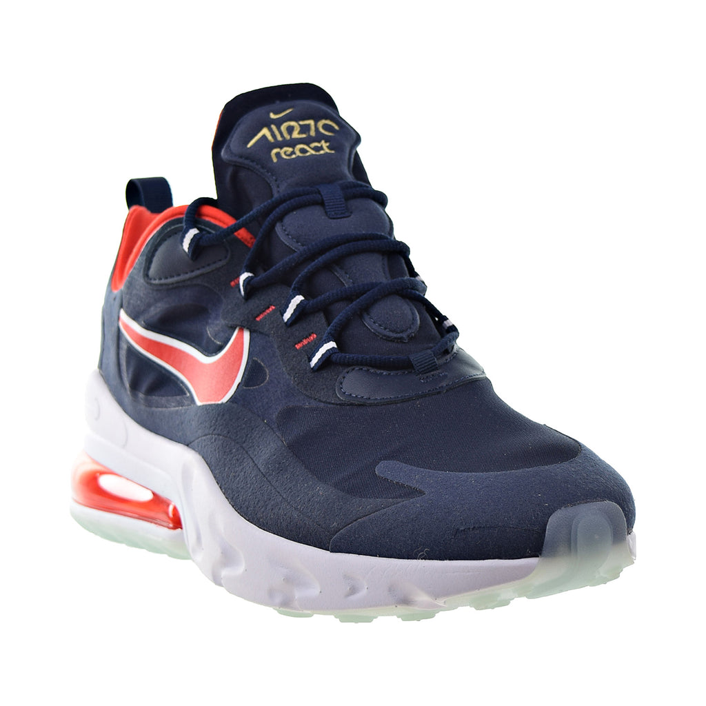 Nike Air Max 270 React Mens Shoes Midnight Navy Chile Red Rbd Outlet