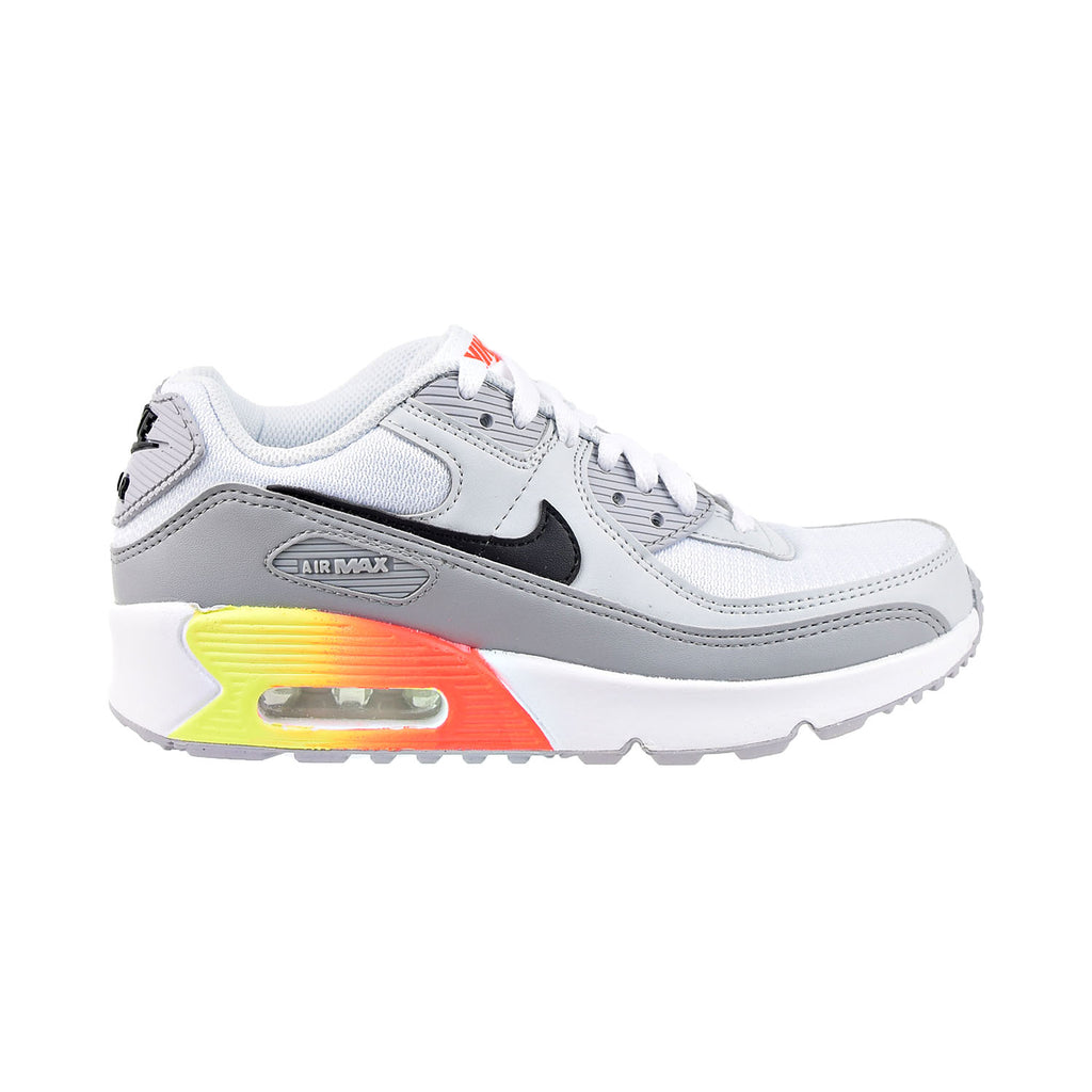 Nike Max 90 Leather (GS) Big Shoes Grey-Black-Bright