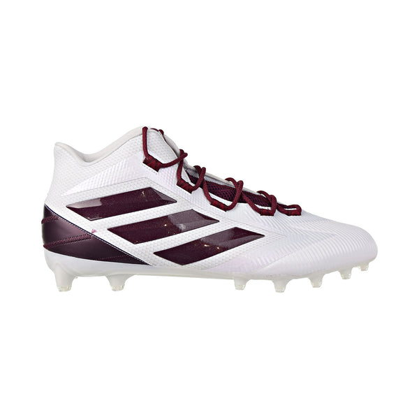 maroon and white soccer cleats