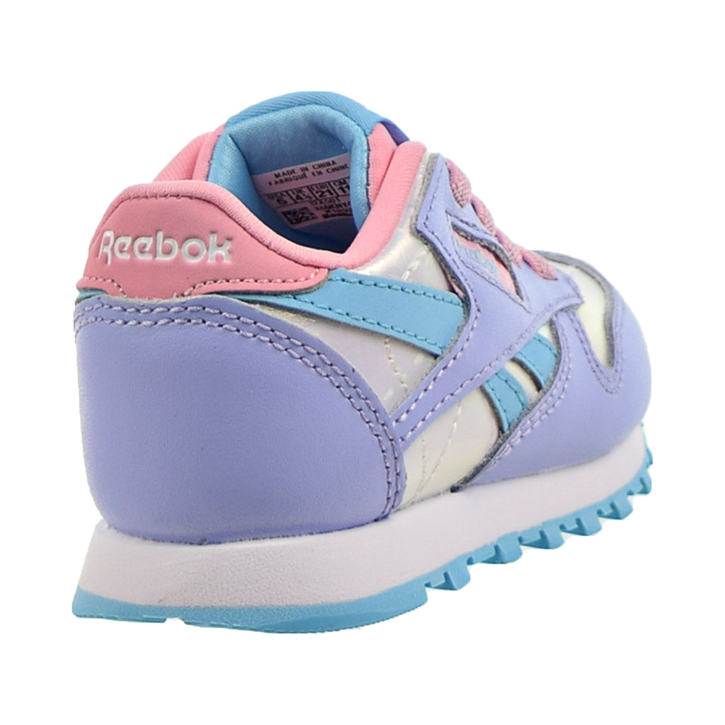 Classic Leather Toddler's Shoes Blue-Pink Gl