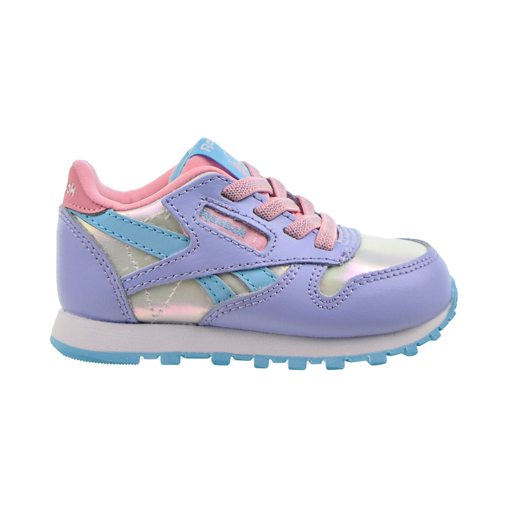 Bergantín prosperidad Mal Reebok Classic Leather Toddler's Shoes Lilac Glow-Digital Blue-Pink Gl