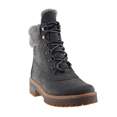 6 inch shearling boot for women in grey