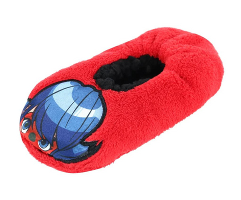 Textiel Trade Girl's Peeking Miraculous Ladybug Solid Slippers