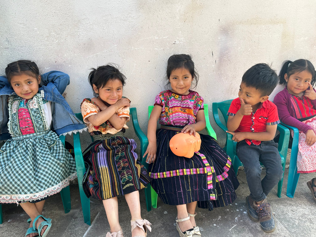 School kids smiling