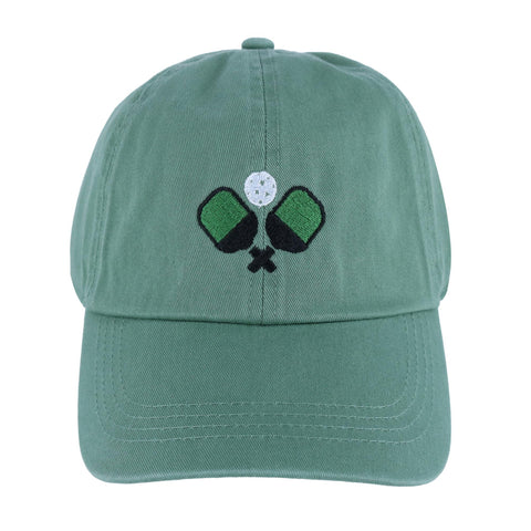 David & Young Women's Embroidered Pickleball Washed Baseball Cap