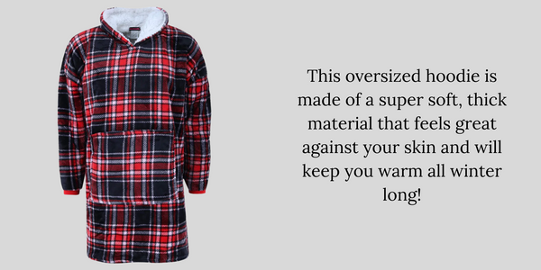 Plaid Humongo Hoodie Lounge Shirt