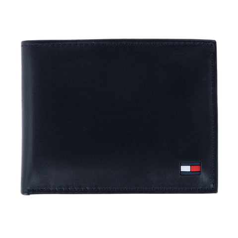 Tommy Hilfiger Men's Leather Dore Passcase Bifold Wallet