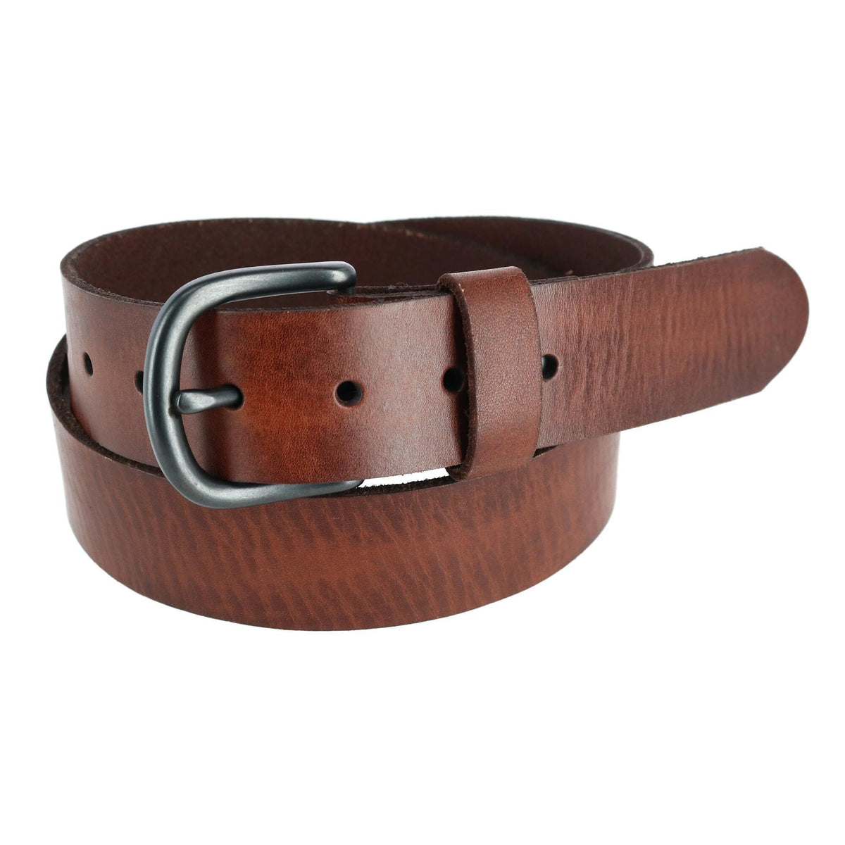 Men's Vegetable Tanned Distressed Leather Belt by Wrangler | Casual ...
