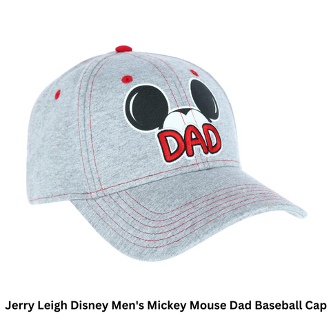 Jerry Leigh Disney Men's Mickey Mouse Dad Baseball Cap