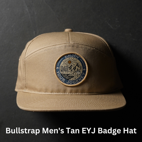 Bullstrap Men's Tan EYJ Badge Hat