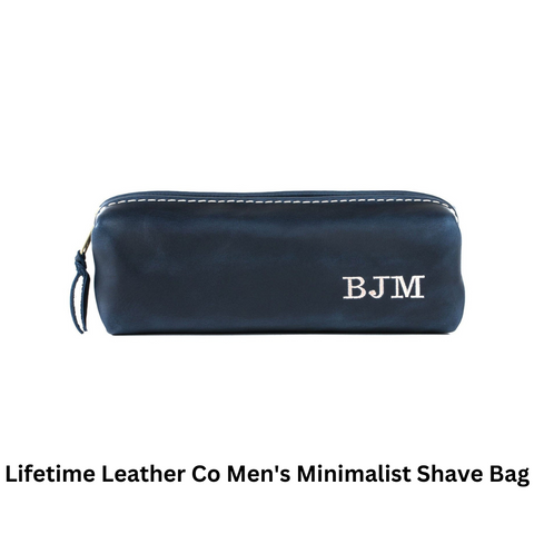 Lifetime Leather Co Men's Minimalist Shave Bag