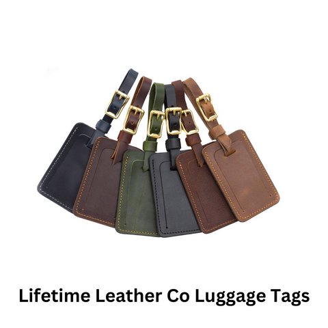 Lifetime Leather Co Luggage Tags