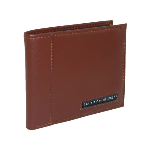 Tommy Hilfiger Men's Leather Cambridge Bifold Passcase Wallet
