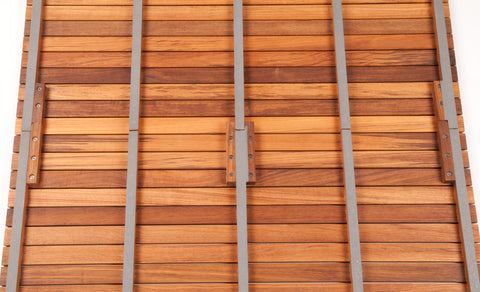 Custom Teak Shower Mat, Interlocking Mat