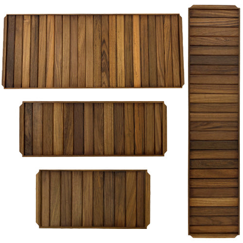 30 x 30 Shower Mat  Teak Wood Bath Mat – Teakworks4u