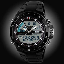 50M Waterproof Mens Sports Watches Relogio Masculino  Men Silicone Sport Watch Reloj S Shockproof Electronic Wristwatch - Fab Getup Shop