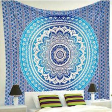 Indian Mandala Tapestry Wall Hanging Multifunctional Tapestry Boho Printed Bedspread Cover Yoga Mat Blanket Picnic cloth - Fab Getup Shop