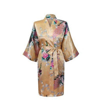 Silk Kimono Robe Bathrobe Women Satin Robe Robe Longue Femme For Women Night Sexy Robes Night Grow For Bridesmaid Summer - Fab Getup Shop