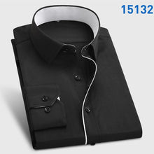 Brand  Men Shirt Male Dress Shirts Men's Fashion Casual Long Sleeve Business Formal Shirt camisa social masculina - Fab Getup Shop