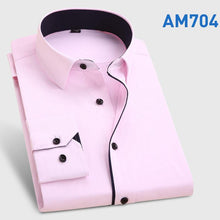 Brand  Men Shirt Male Dress Shirts Men's Fashion Casual Long Sleeve Business Formal Shirt camisa social masculina - Fab Getup Shop