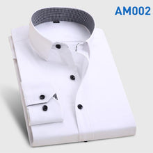 Brand  Men Shirt Male Dress Shirts Men's Fashion Casual Long Sleeve Business Formal Shirt camisa social masculina - Fab Getup Shop