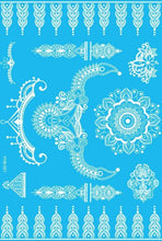 White Temporary Flash Tattoo Inspired Sticker Henna Lace Ink Fashion Body Art Water Transfer Face Body Painting Decals Stickers - Fab Getup Shop