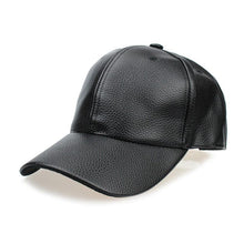 PU black Baseball Cap women Hats For men fall Leather cap Trucker cap Sports snapback winter hats for women - Fab Getup Shop