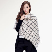 [VIANOSI]  plaid scarf women Thicken Soft Winter scarf Fashion Shawls and Scarves DS033 - Fab Getup Shop