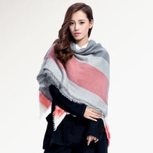 [VIANOSI]  plaid scarf women Thicken Soft Winter scarf Fashion Shawls and Scarves DS033 - Fab Getup Shop