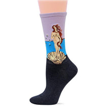 Fashion Art  Cotton Crew Socks  Painting Character Pattern for Women Men Harajuku Design Sox Calcetines Van Gogh - Fab Getup Shop