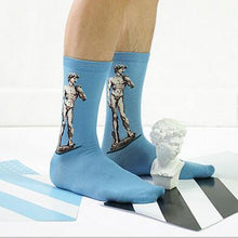 Fashion Art  Cotton Crew Socks  Painting Character Pattern for Women Men Harajuku Design Sox Calcetines Van Gogh - Fab Getup Shop