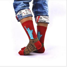 Fashion Art  Cotton Crew Socks  Painting Character Pattern for Women Men Harajuku Design Sox Calcetines Van Gogh - Fab Getup Shop