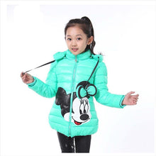 New winter girls jacket cartoon coat cotton-padded clothes cotton-padded clothes children's coat Kids clothes jacket for girls - Fab Getup Shop