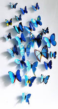 24pcs. Beaufiful 3D Butterfly Fridge Magnets Wall Sticker Table Curtain Home Decoartion Wedding Room Deco Party Supplies - Fab Getup Shop