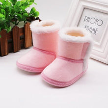 Newborn Toddler Boots Winter First Walkers baby Girls Boys Shoes Soft Sole Fur Snow Booties for 0-18M - Fab Getup Shop