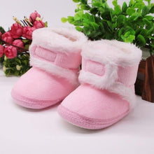 Newborn Toddler Boots Winter First Walkers baby Girls Boys Shoes Soft Sole Fur Snow Booties for 0-18M - Fab Getup Shop