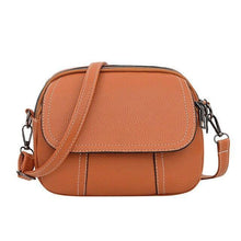 Soft PU leather ladies shoulder messenger bag designer multi-layer double zipper bag - Fab Getup Shop