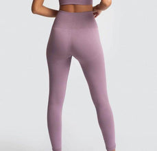 Seamless Hyperflex Workout Set Sport Leggings and Top Set Yoga Outfits - Fab Getup Shop