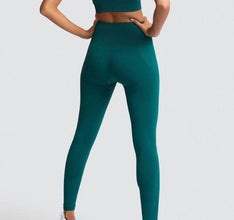 Seamless Hyperflex Workout Set Sport Leggings and Top Set Yoga Outfits - Fab Getup Shop