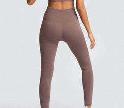 Seamless Hyperflex Workout Set Sport Leggings and Top Set Yoga Outfits - Fab Getup Shop