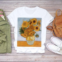 Short Sleeve Floral Flower Fashion Lady T-shirts Top - Fab Getup Shop